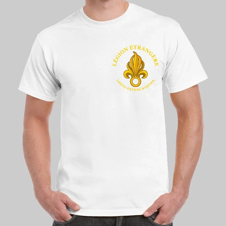 T-Shirt im Veteranen-Stil der französischen Fremdenlegion im Militärhistorie-Stil – Detail 6
