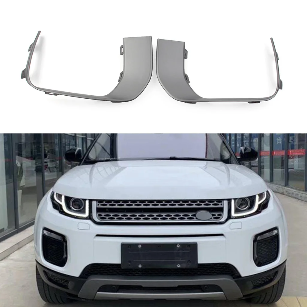 1 Pair Front Bumper Fog Light Surround Trim For Land Rover Range Rover Evoque L538 2016 2017 2018 2019 Car Accessories