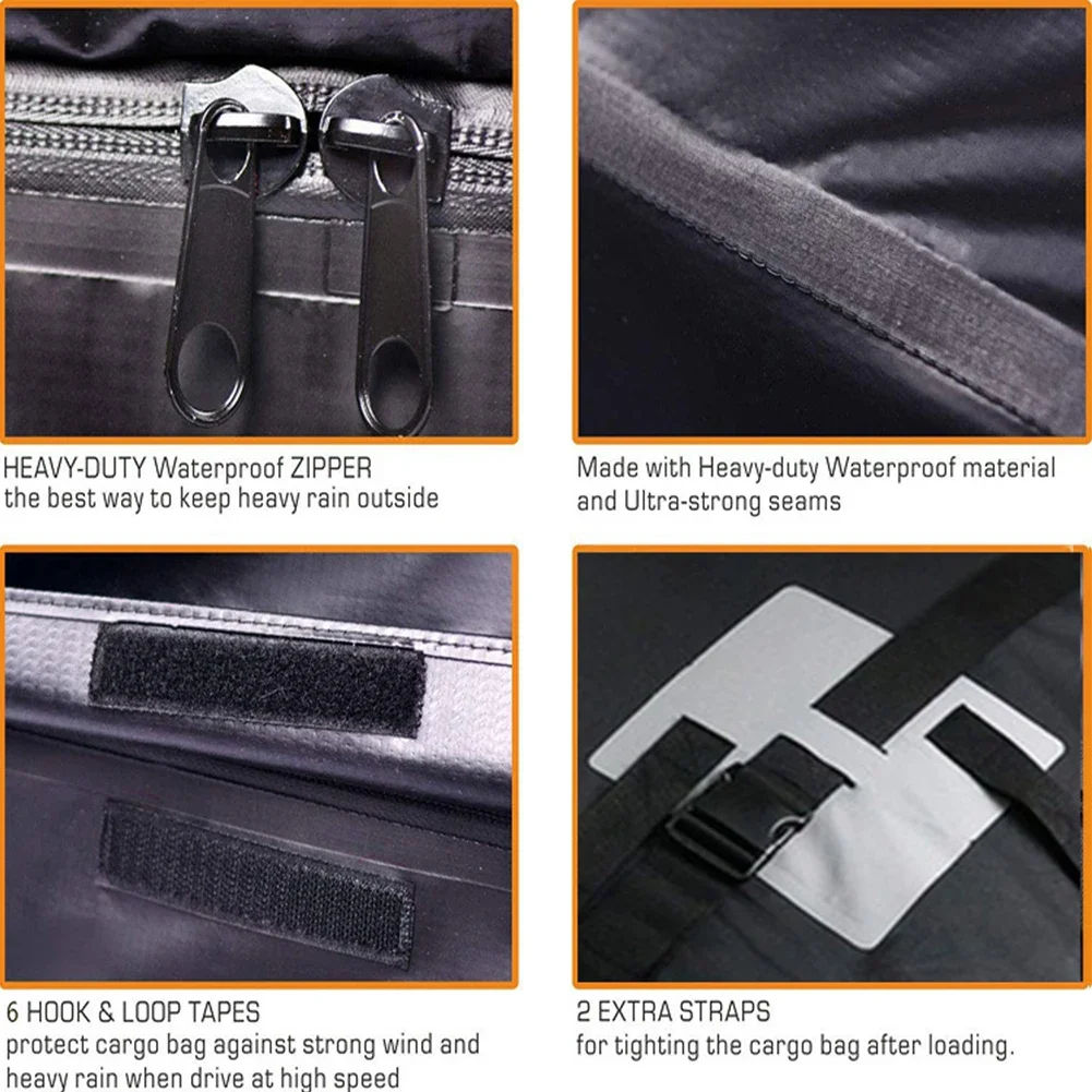 Cargo Bag Roof Package Car Exterior Accessories 1pc 600D Car Roof Oxford Cloth Waterproof Carrier 109*86*43cm Brand New