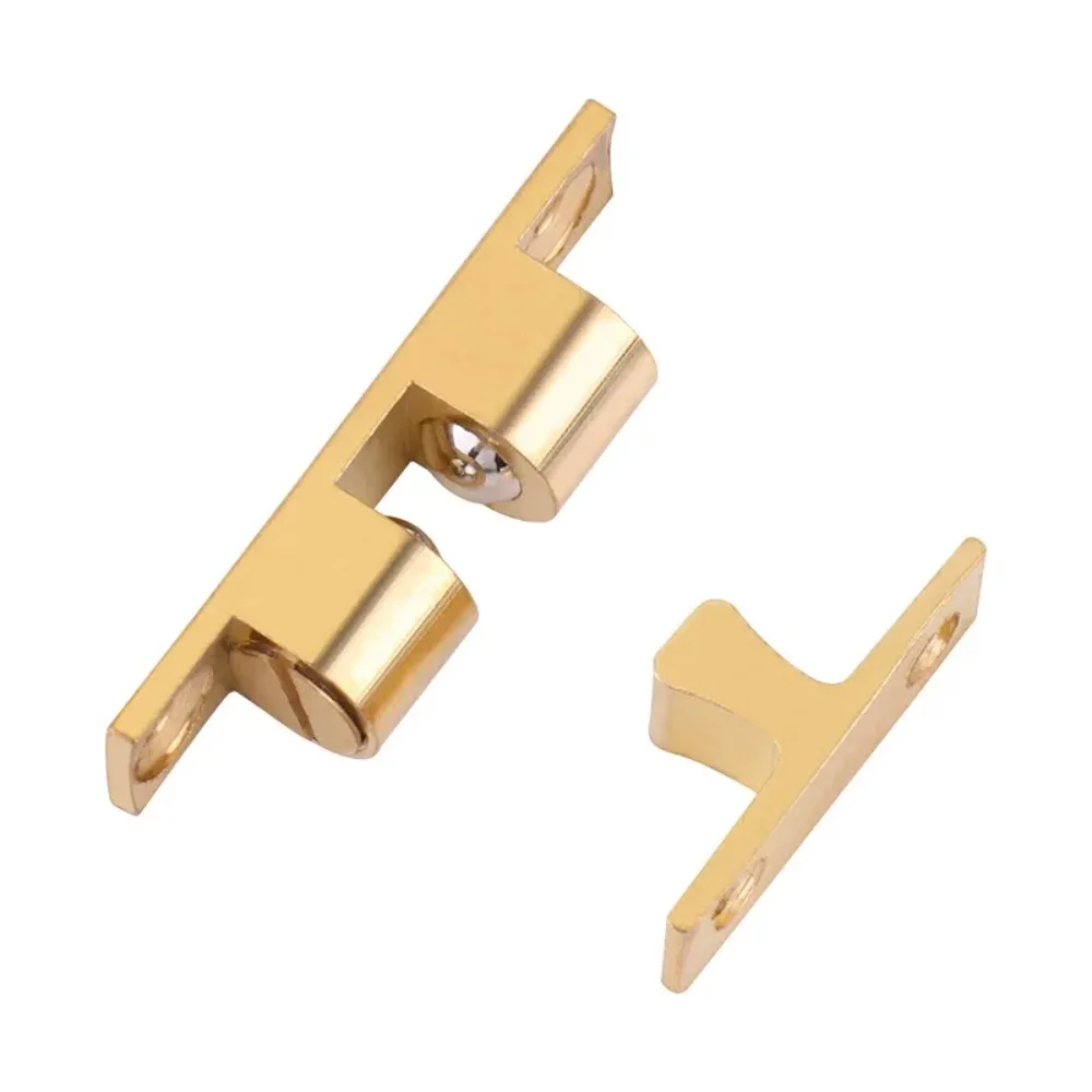 تصادم الباب النحاس النقي الاصطدام حبة قفل مشبك خزانة ملحقات الباب التبديل غير المغناطيسي إغلاق قفل مشبك