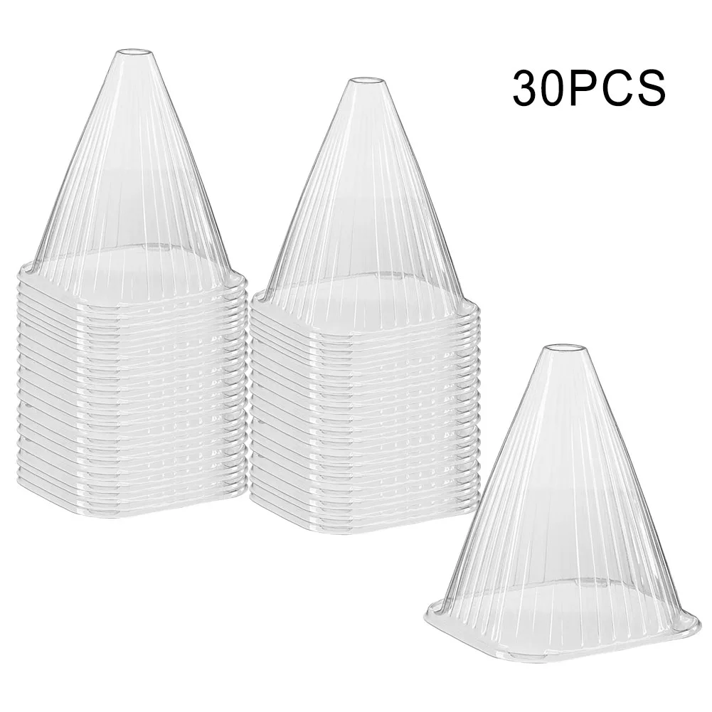 Floral Cover Plant Bells Transparent Dia 7.7 Inch Environmental Friendly Greenhouse PVC Plastic Widely Applicable