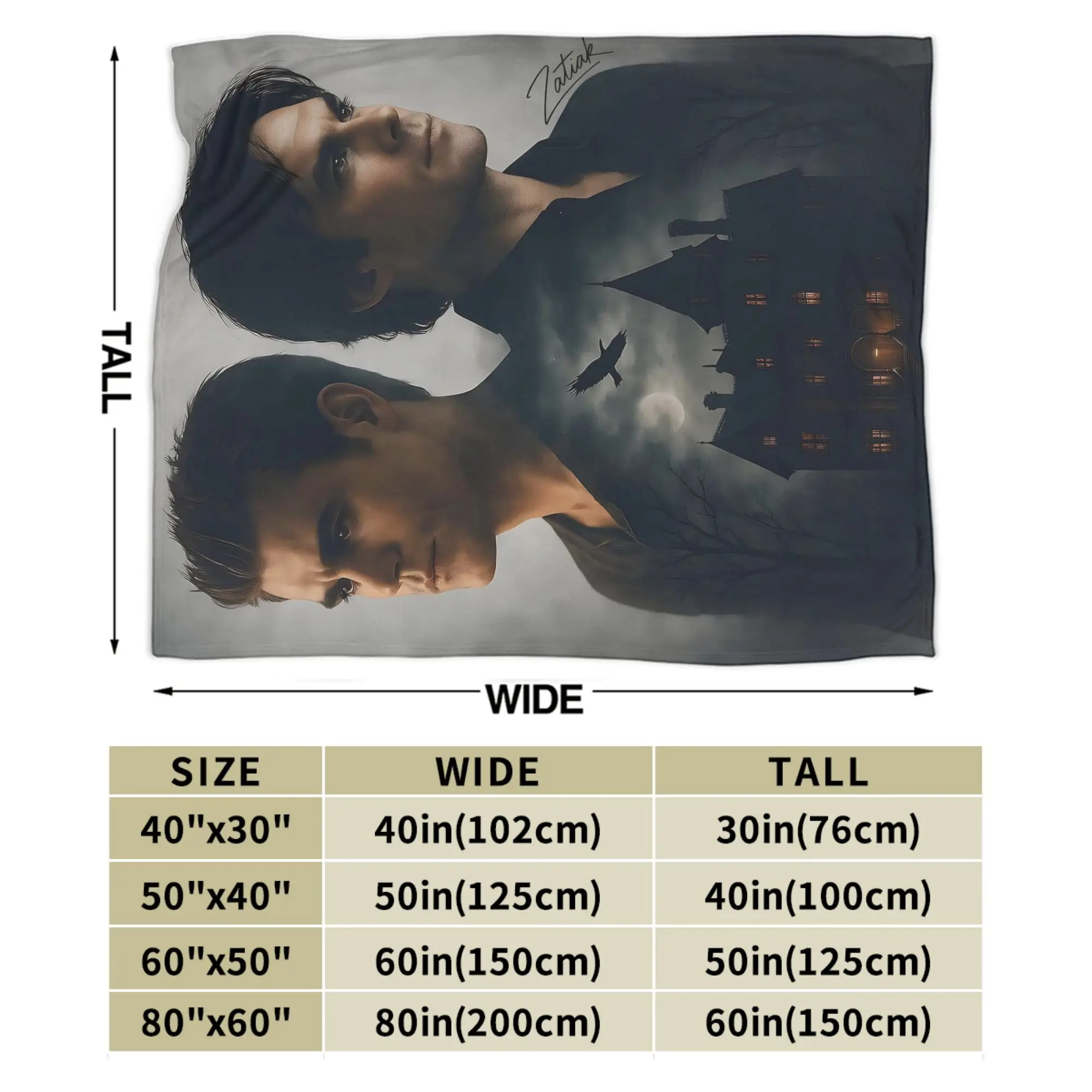 بطانية ناعمة للأطفال مزخرفة جاكوب بطانية رمي سوداء مفرش سرير من الفلانيل لكرسي الأريكة غطاء سرير أريكة جرافيك