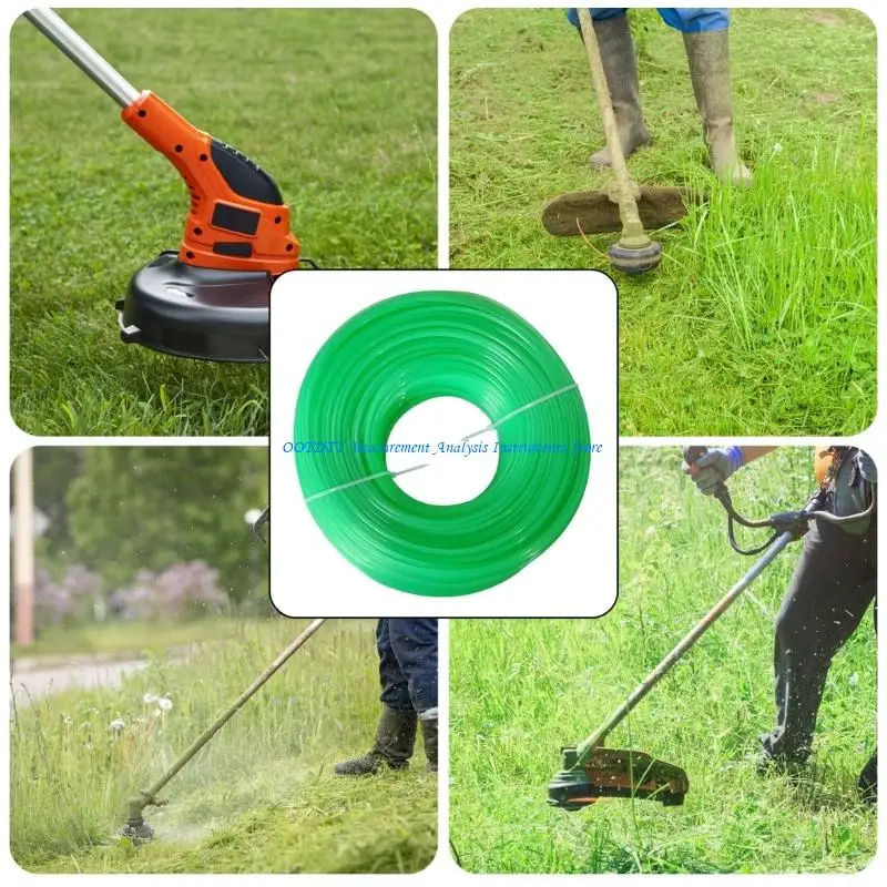 367D 328ft Reliable Lawn Trimming Cord Line for Garden and Lawns 1.6/2.0/2.4mm Thick