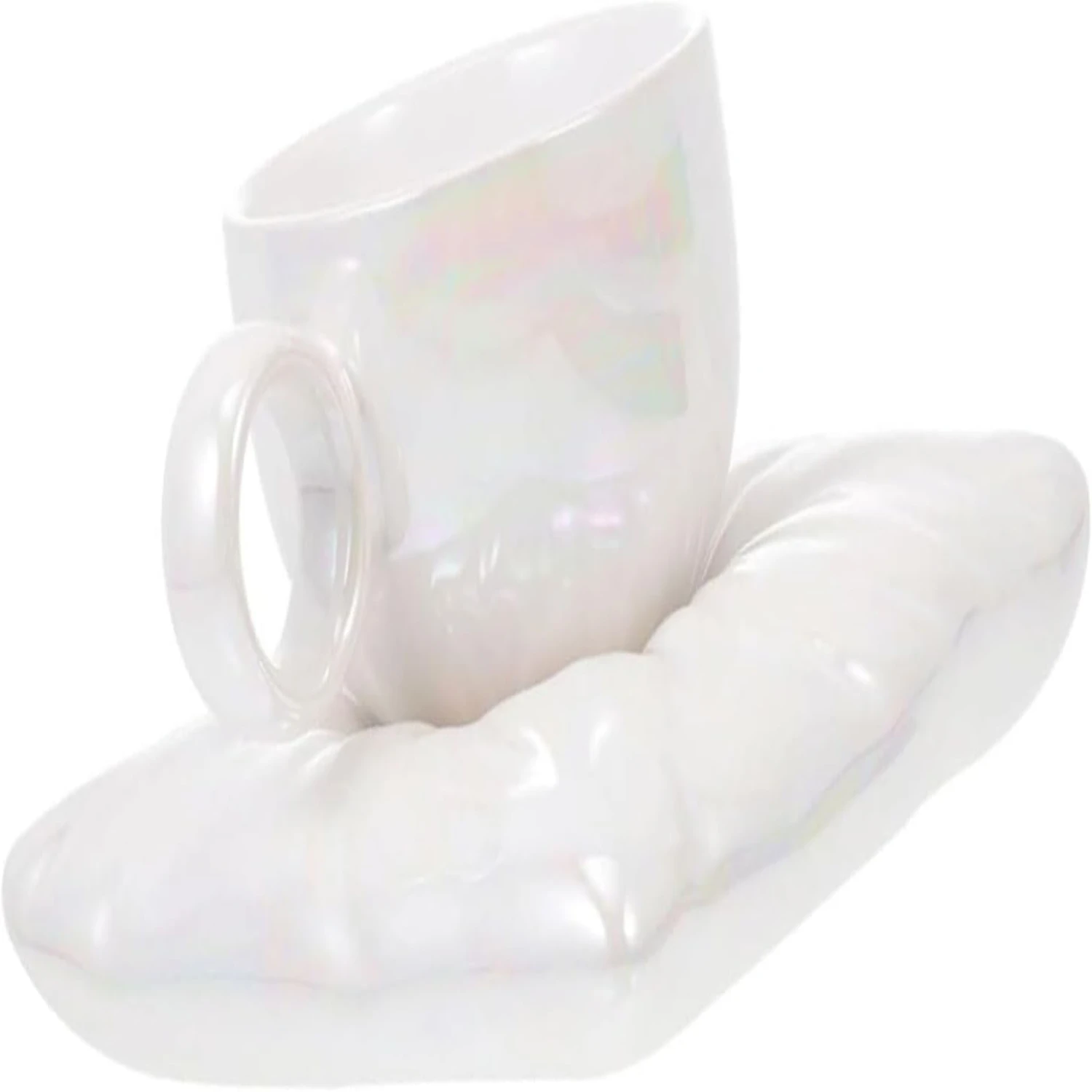 

Элегантный фарфоровый набор кофейных кружек с изысканным держателем для блюдца — идеально подходит для офисного использования, стеклянные чайные чашки 9*7,5 см, 200 мл, идеальные S