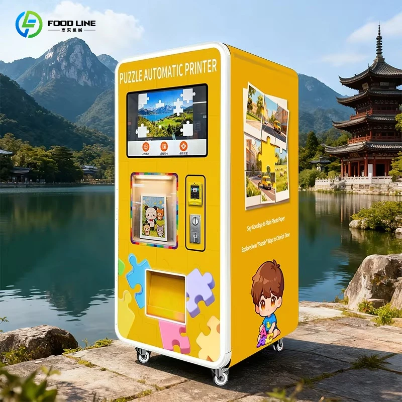 2026 New Product Ideas Customized Machine for Scenic Area Jigsaw Puzzle Printer Vending Machine  Wholesale