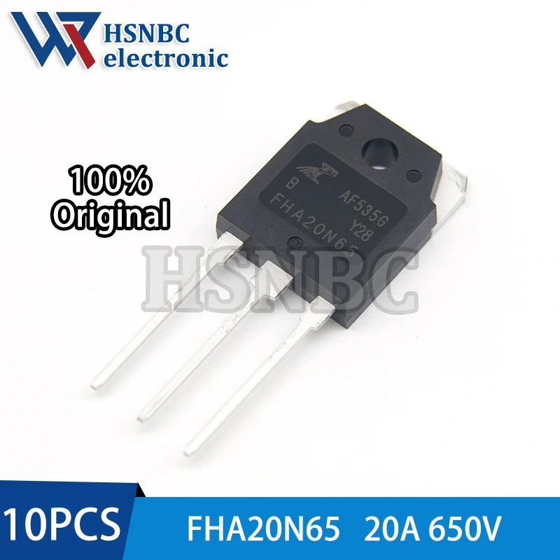 

10PCS FHA20N65 20N65 FHA20N65B TO-3P 650V 20A N-channel Power MOSFET Transistor 100% New Original
