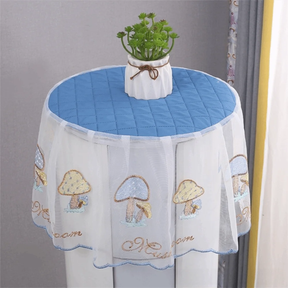 Fresh Light Style Air Condition Cover No Assemble Step Round Cabinet Fit Dust Shield Gear Full Wrap Frame Soft Cloth Shell