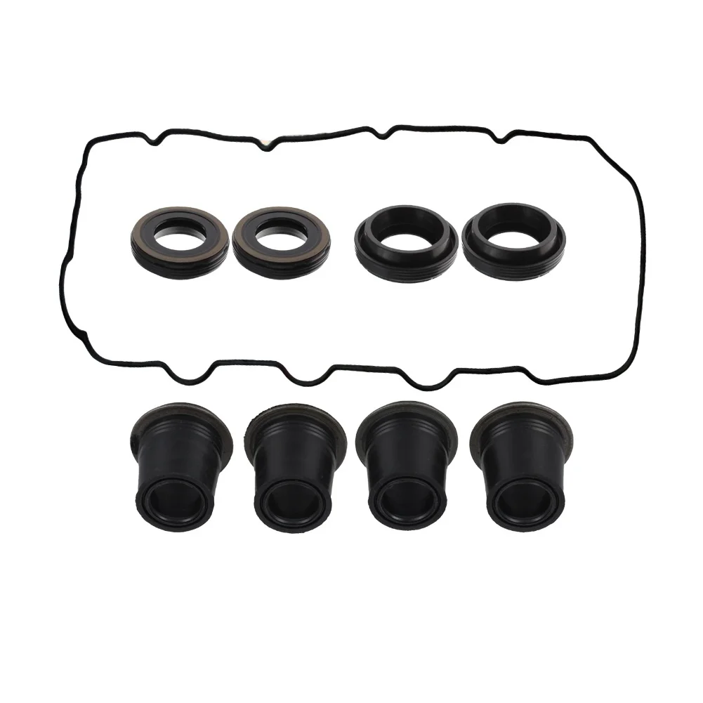 Fuel Injector Rocker Cover Gasket Seal Kit 9pcs For Toyota Hilux KUN16 KUN26 KUN122 KUN126 Diesel 1KD-FTV 2KD-FTV Engines