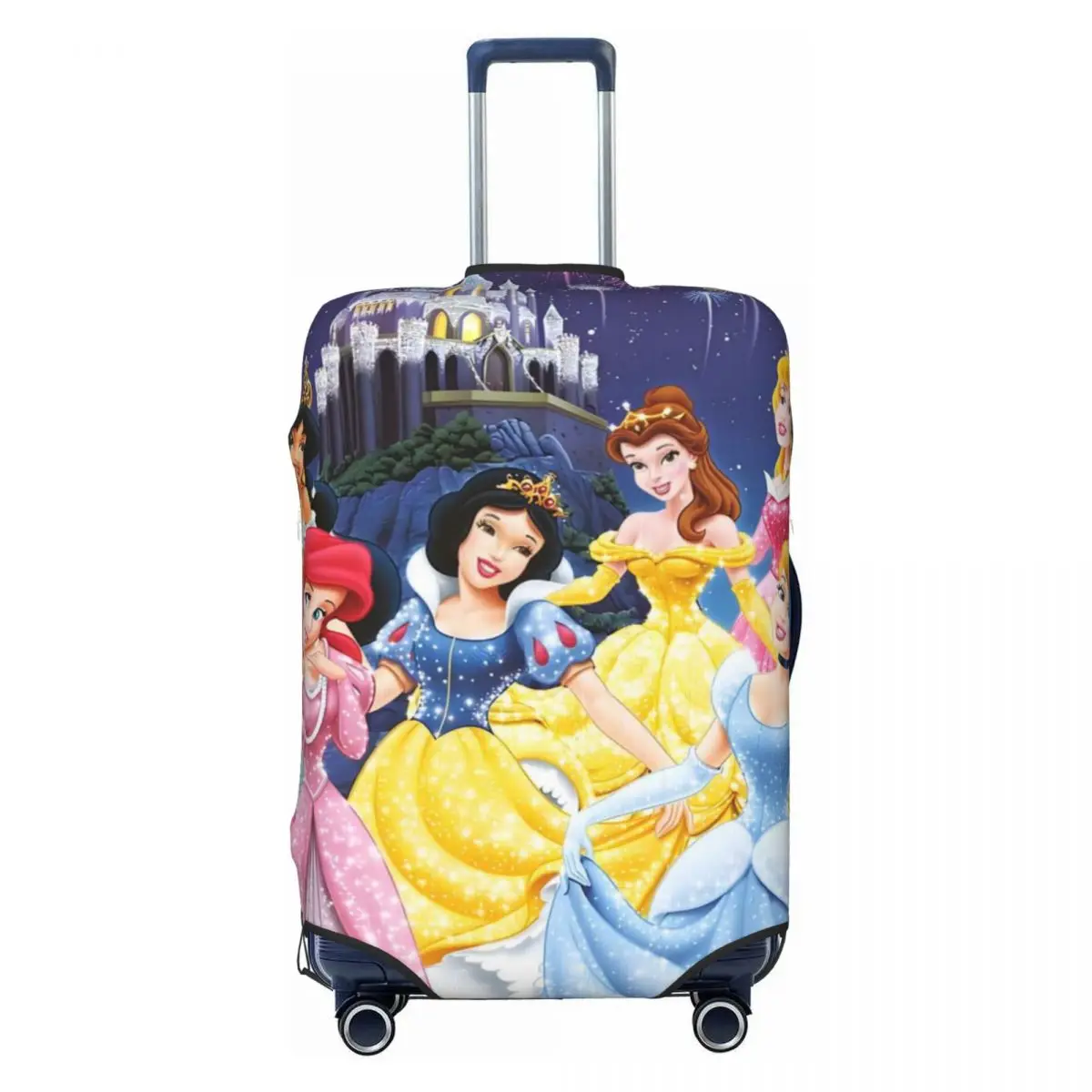 

Custom Adorable Princess Luggage Cover Elastic Cartoon Movie Kawaii Film Travel Suitcase Protective Covers Fits 18-32 Inch