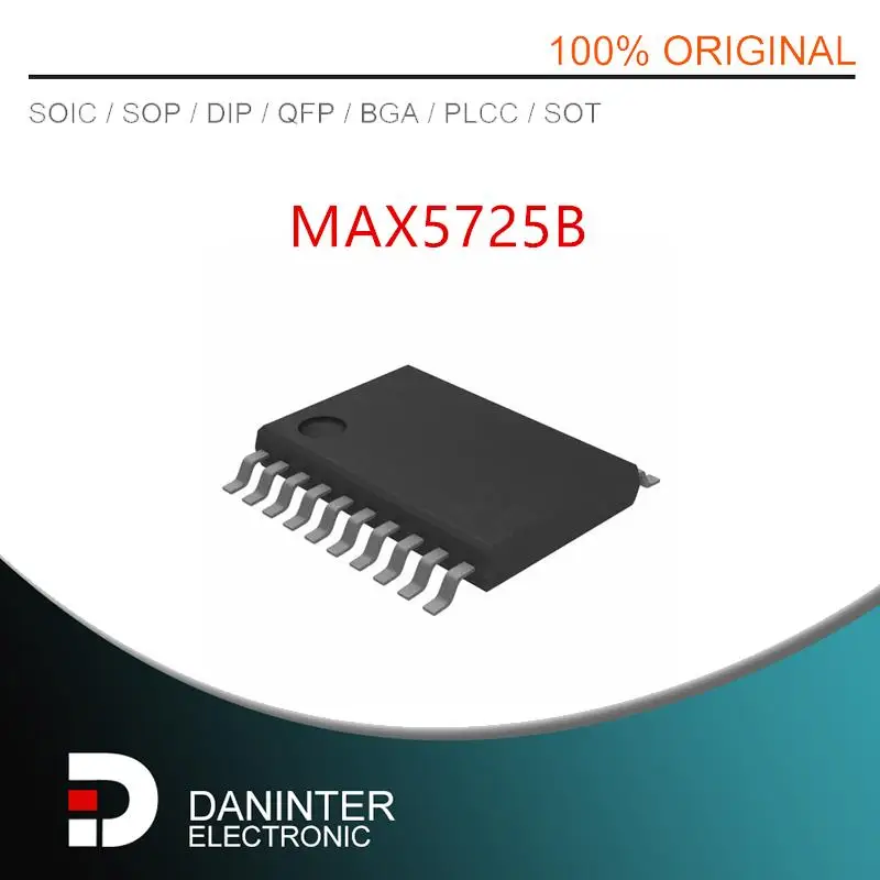 

New 5PCS/LOT MAX5725B MAX5725 MAX5725BAUP TSSOP20