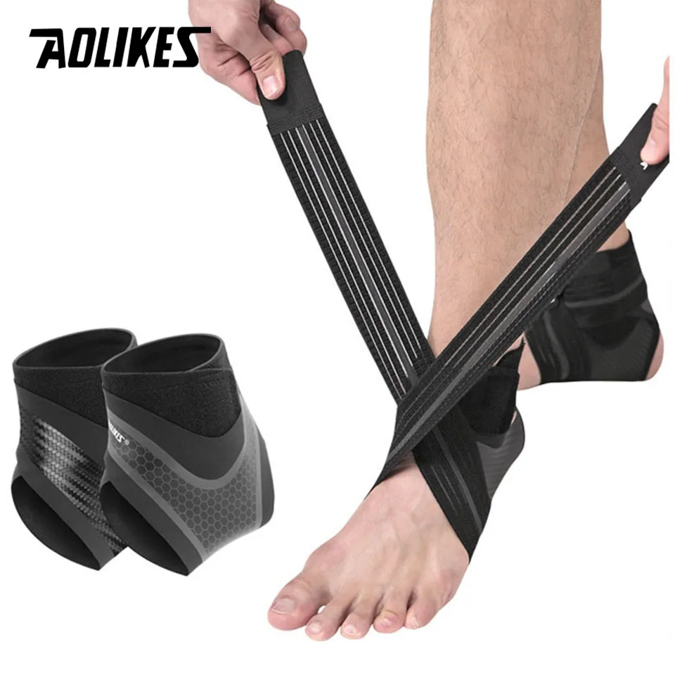 AOLIKES 1PCS New Ankle Brace Ankle Support Ankle Wrap for Running, Arthritis, Pain Relief, Sprains, Sports Injuries, Recovery