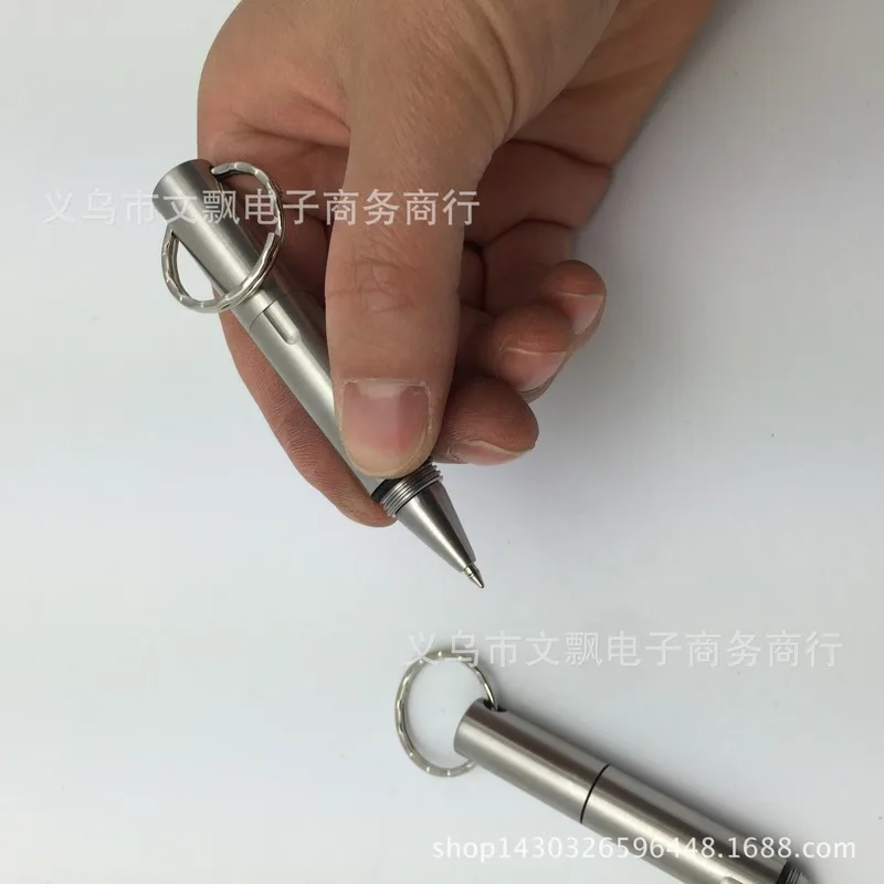 1 قطعة صغيرة الفولاذ المقاوم للصدأ قلم تخطيطي جيب قصير القلم التنغستن نافذة كسر آلة في الهواء الطلق الدفاع عن النفس EDC لوازم #3