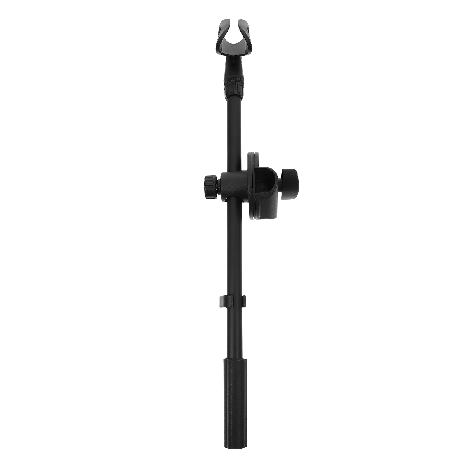 Cellphone Stand Microphone Arm with Clamp Universal Boom Adjustable Height Mount Tilting Rotating Black Accessories Office