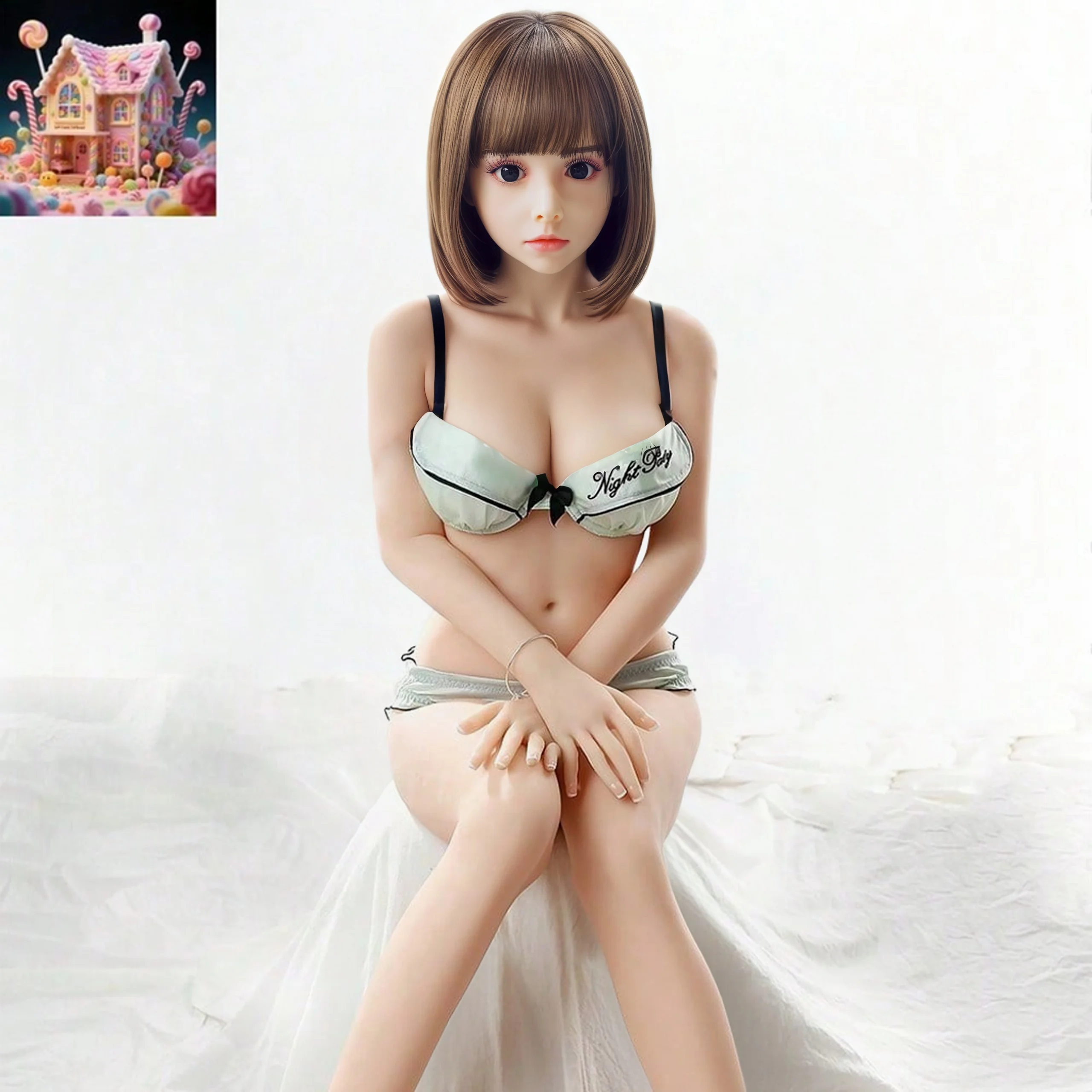 ตุ๊กตา TPE ไร้รอยต่อ ขนาด 140 ซม./100 ซม. โครงสร้างแข็งแรง ท่าทางหลากหลาย แต่งหน้าประณีต ผิวเนียนละเอียด เหมาะสำหรับการถ่ายภาพ