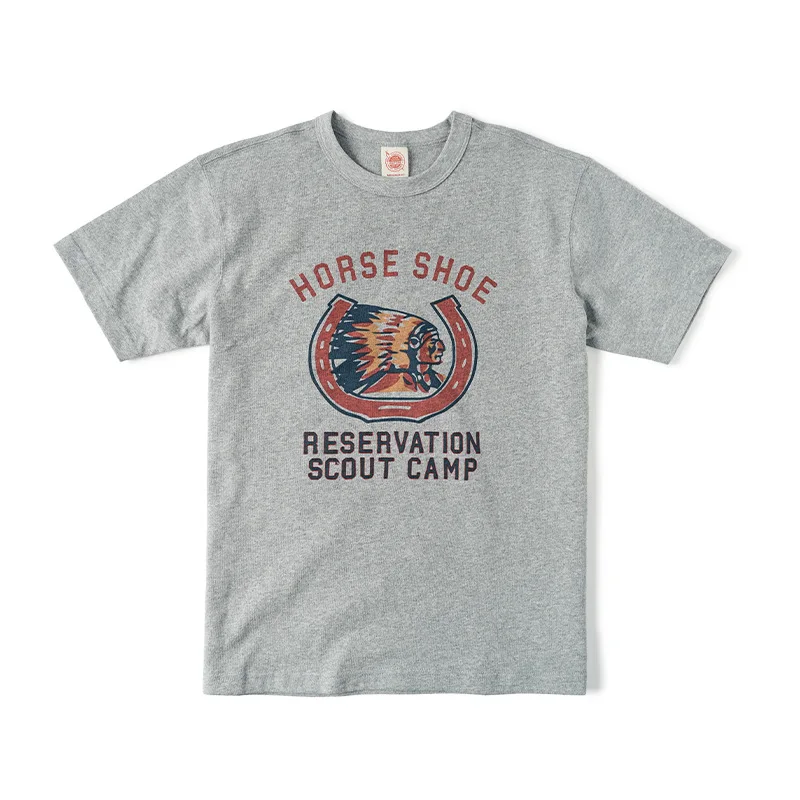 تي شيرت رجالي ونسائي برقبة دائرية ثقيلة 255 جرام وأكمام قصيرة من غير مخزون