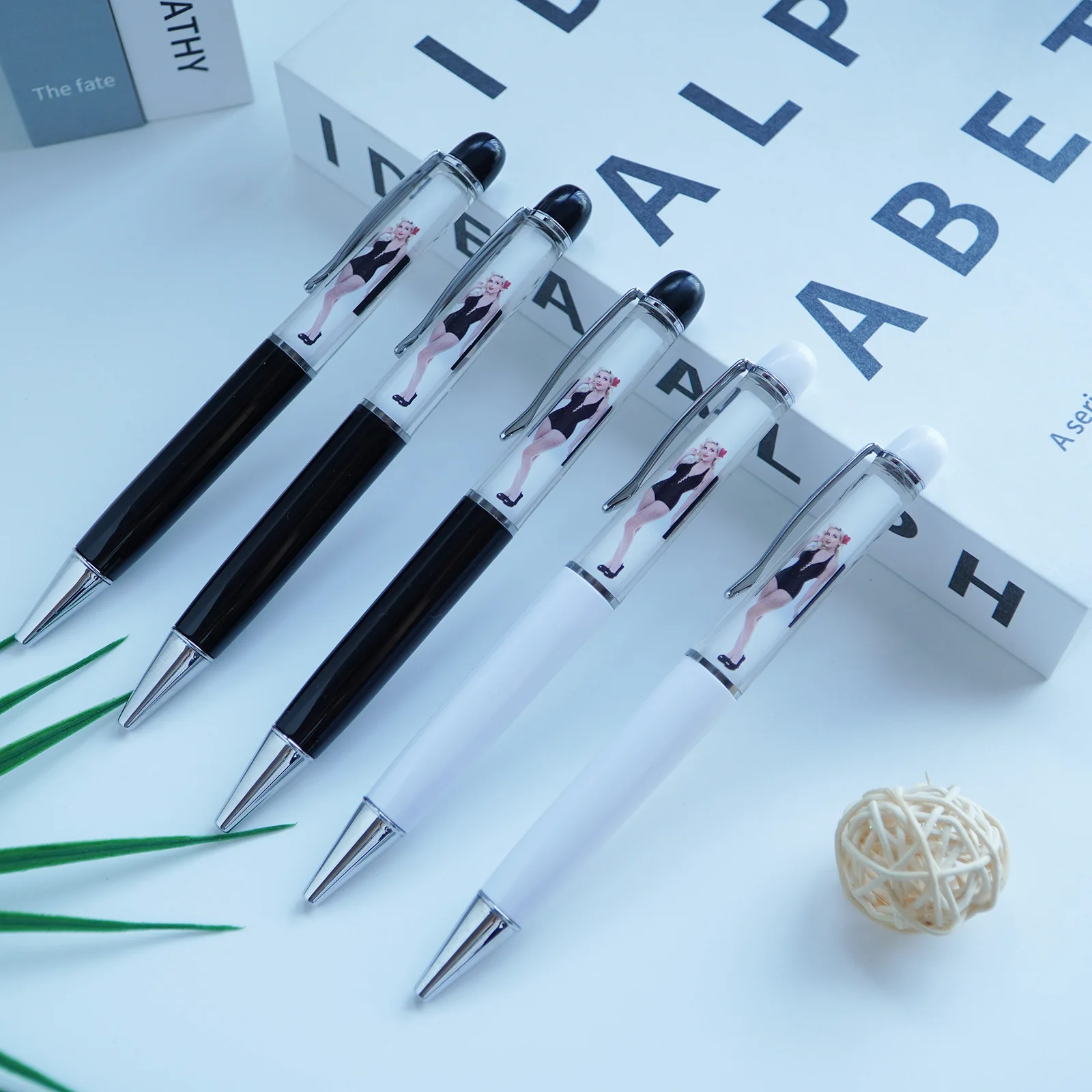 Naked Lady Girl Fancy Writing Journaling Office Pen Gad Gifts Fillers Floating Floater Tip And Strip Kawaii Ballpoint Nude Pens