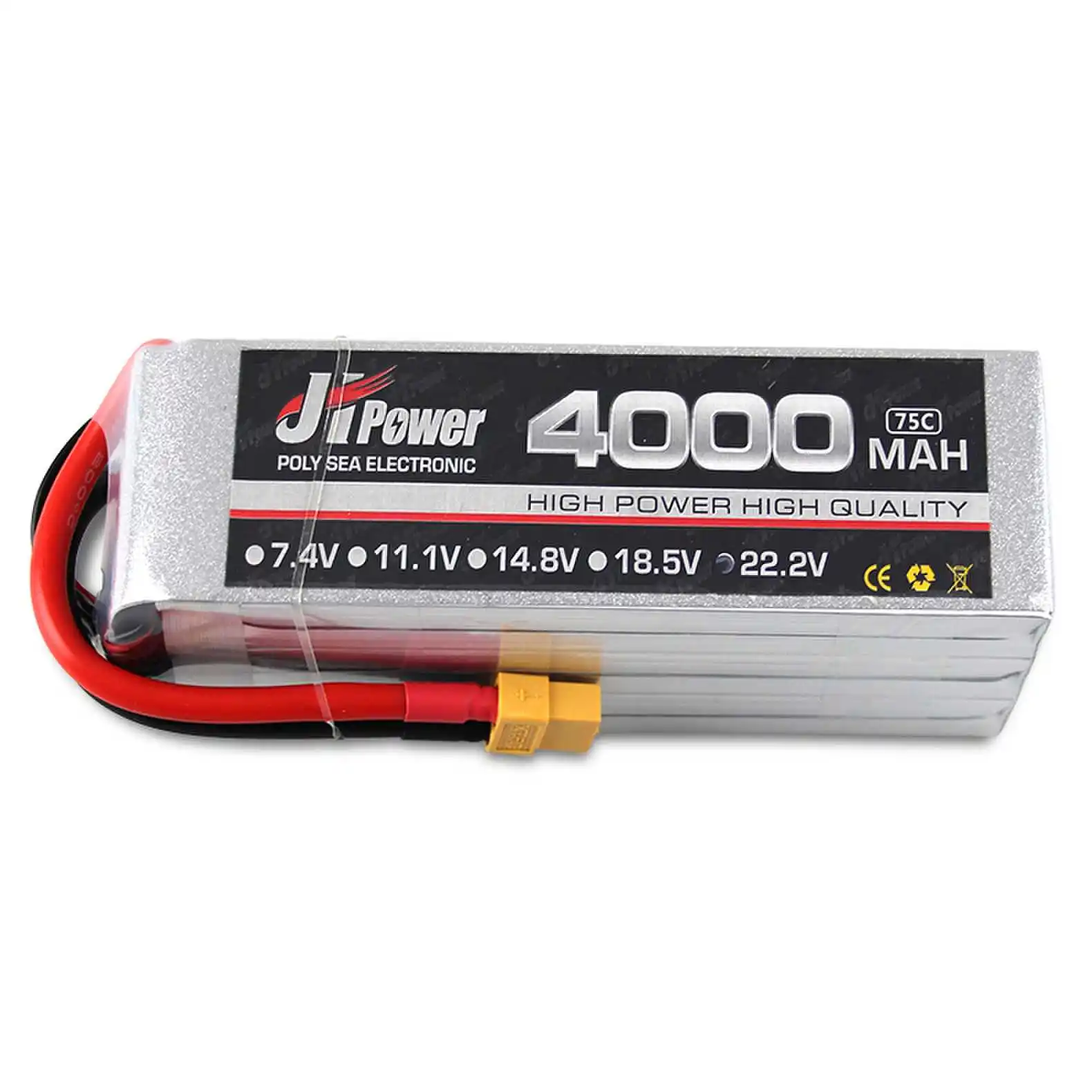 

JH Power 2S 3S 4S 5S 6S 7S 8S RC LiPo Battery 7.4V 11.1V 14.8V 18.5V 22.2V 4000mAh 35C 75C for RC Car Helicopter Boat RC Drone