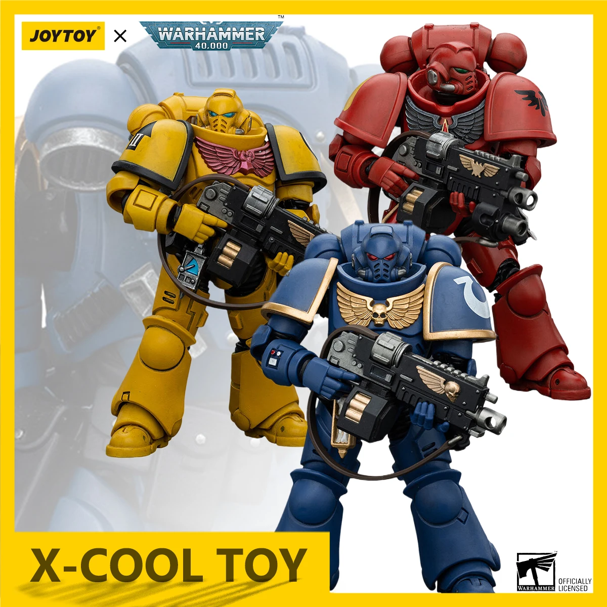 JOYTOY Warhammer 40k Action Figure Ultramarines Blood Angels Imperial Fists Intercessors Anime Beeldje Gezamenlijke Beweegbare Model Speelgoed