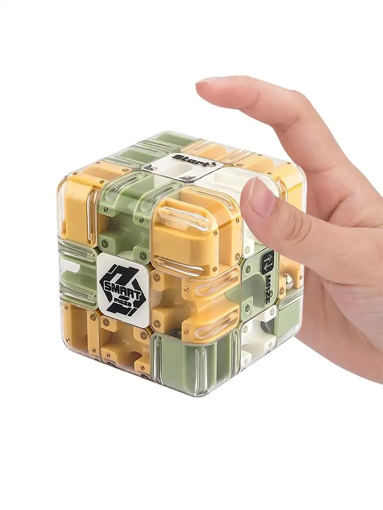 Maze Toy Interactive 3D Mind Teaser Maze Cube for Classroom Party Birthday School Waiting Room Family Gathering Social Event