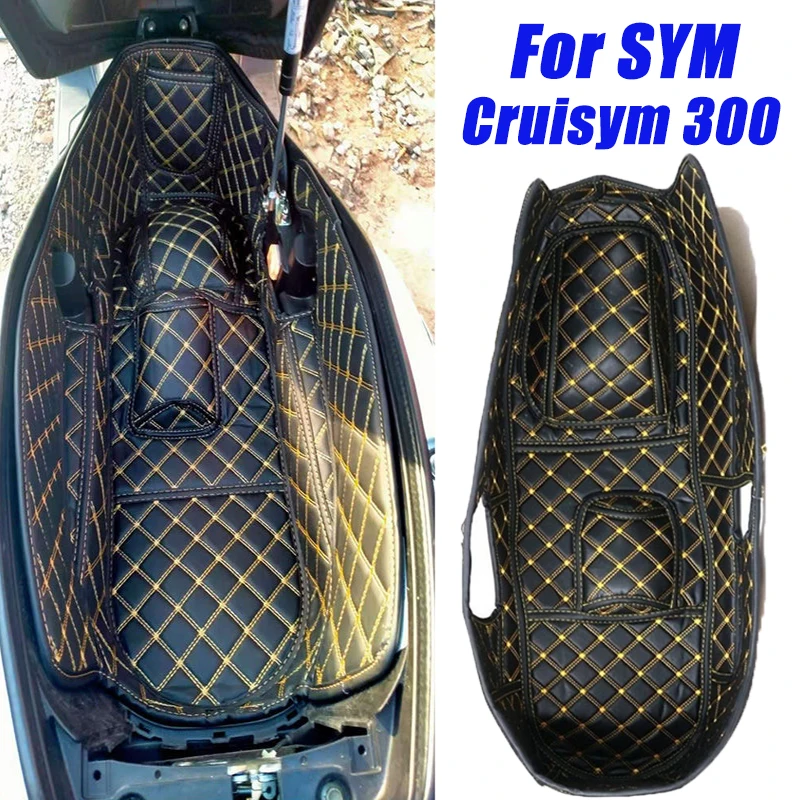 

For SYM Cruisym300 Cruisym 300 Motorcycle Storage Box Seat Bucket Liner Cushion Shockproof Abnormal Noise Prevent Scratches