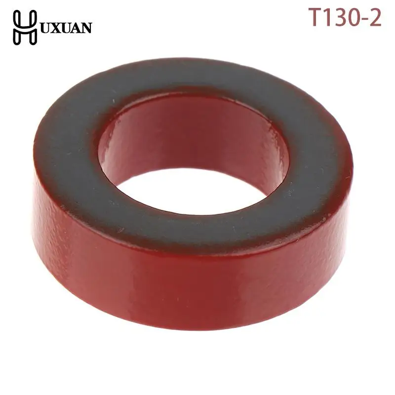 T130-2 Iron Ferrite Toroid Cores 33*20*11 Mm For Inductors Iron Powder Core Red Ring Low Permeability