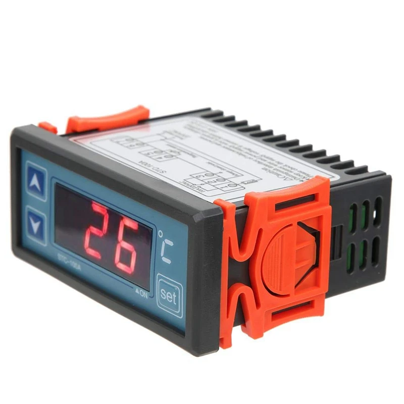 STC-100A Temperature Controller Cool Heat Refrigerator Thermostat Regulator Thermoregulator Thermocouple Sensor,AC 220V