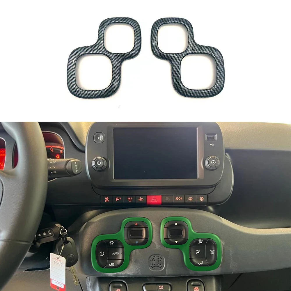 Air Condition Button Decorative Piece Suitable for Fiat Panda