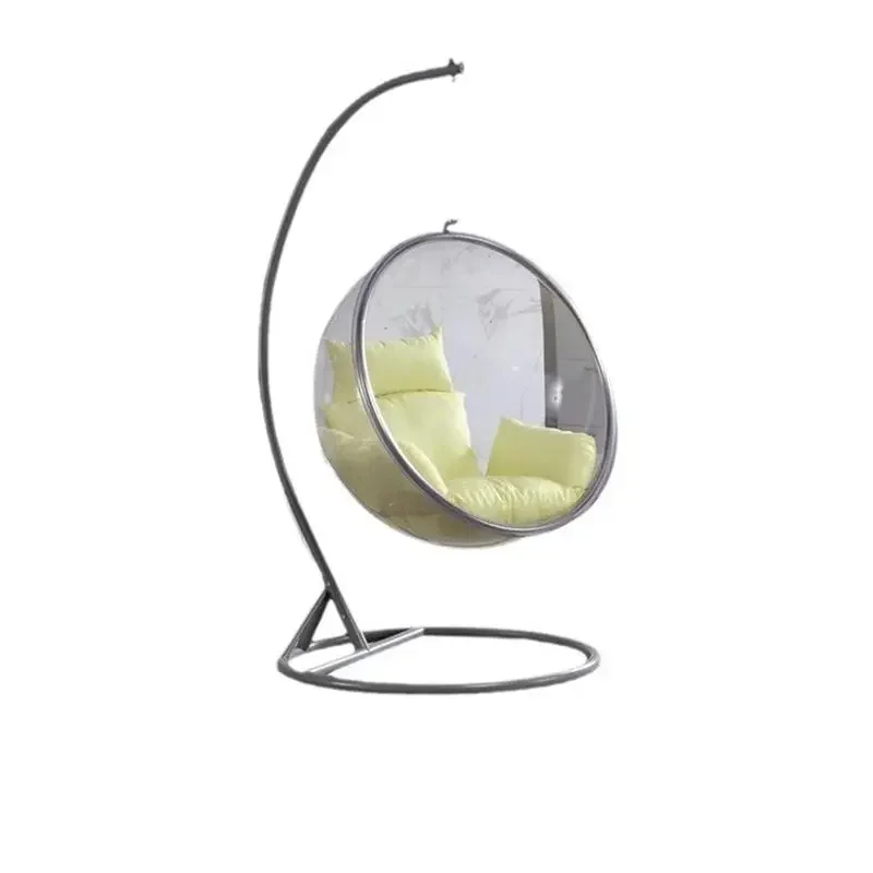 Indoor swing transparent hanging chair balcony hemisphere hanging dormitory hanging basket household