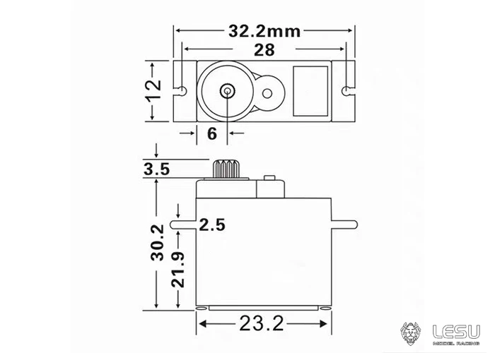 LESU RC 1-7 Kanal Hydraulisches Maßstabsmodell-Umschaltventil für RC-Bagger, Radlader, Muldenkipper Zubehörteile Y-1537 – Detail 2