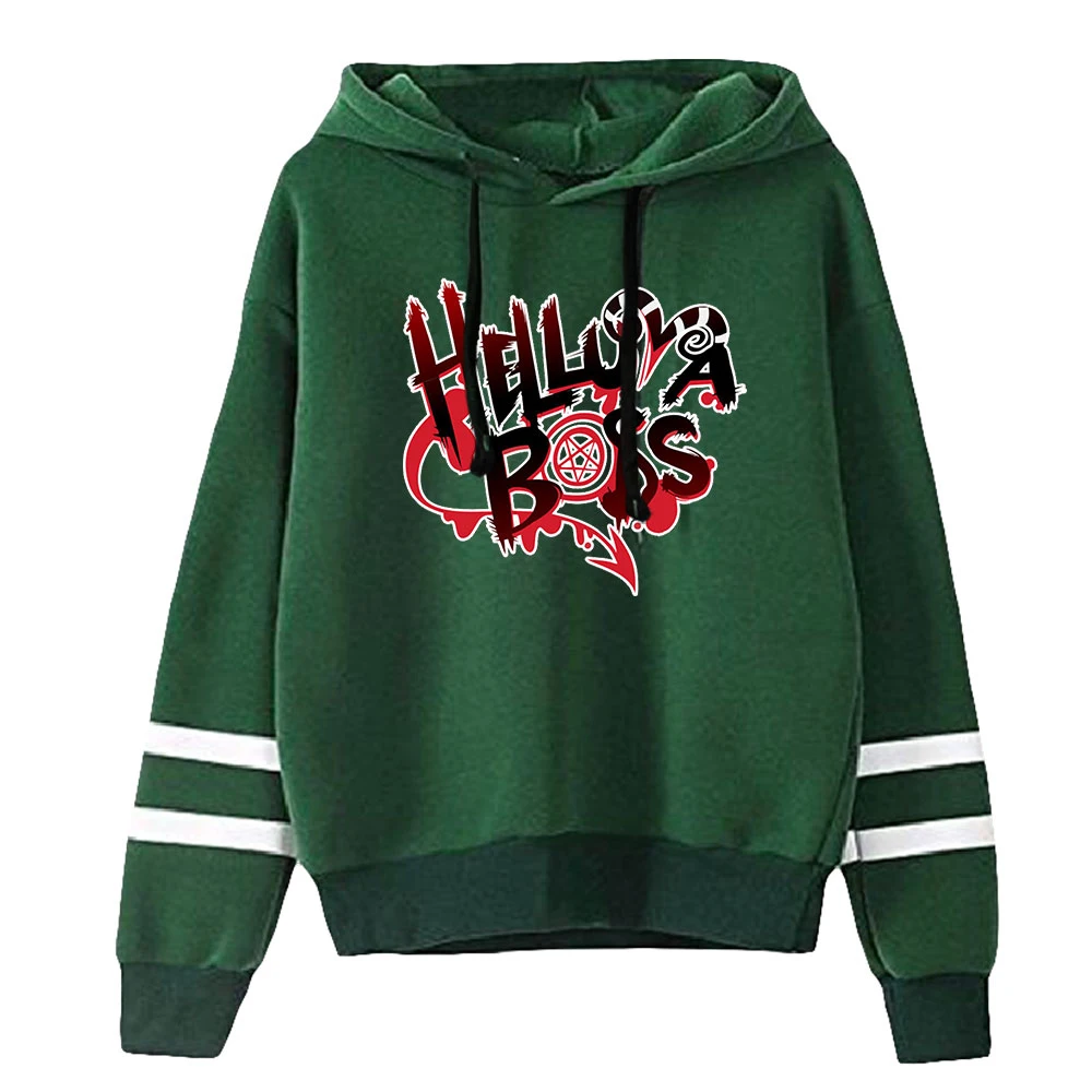 Helluva Boss Cotton Graphic Hoodie Men Women Gothic Trend Fleece Sweatshirt Autumn Winter Fashion Pullovers Vivziepop Clothes