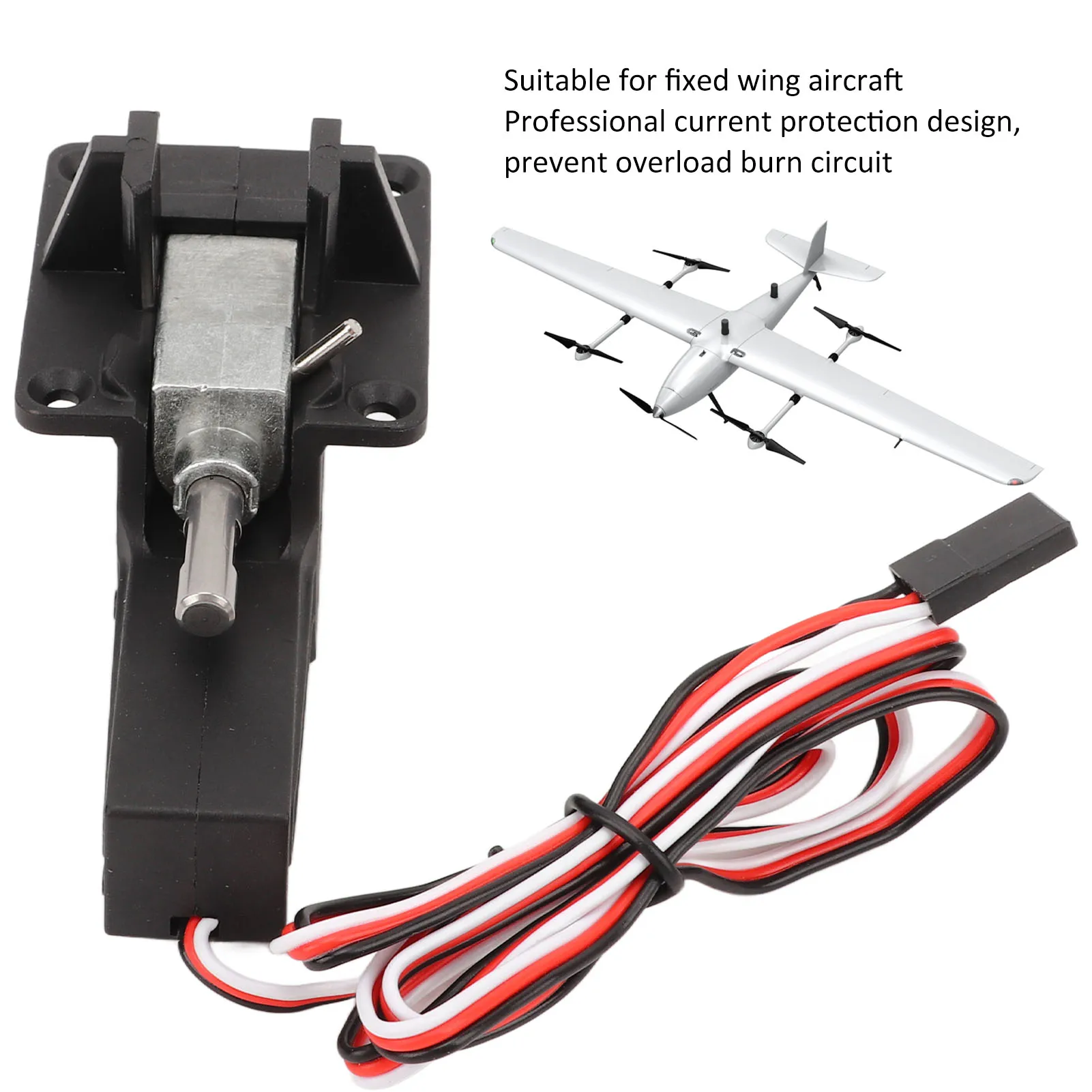 RLG4 90 Degree RC Electronic Retractable Landing Gear Aluminum Alloy Steering Gear