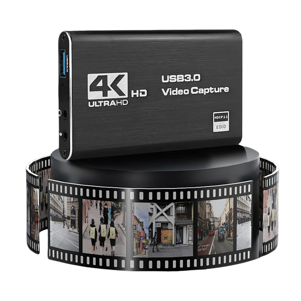 

4K HDMI-совместимый USB 3,0 видеорегистратор грабббер 1080P 60FPS HDTV камера Запись бокс 60 Гц для записи игр прямой трансляции