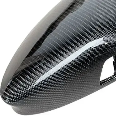 Replacement Rearview Side Mirror Covers Cap For Golf 8 MK8 GTE GTD R-Line 2020 2021  Carbon Fiber Casing Shell