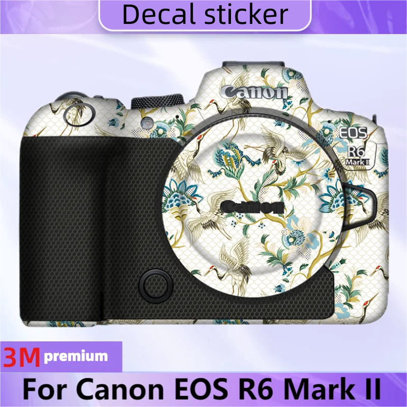 

For Canon EOS R6 Mark II Camera Sticker Protective Skin Decal Vinyl Wrap Film Anti-Scratch Protector Coat R62 R6M2 R6 II Mark2