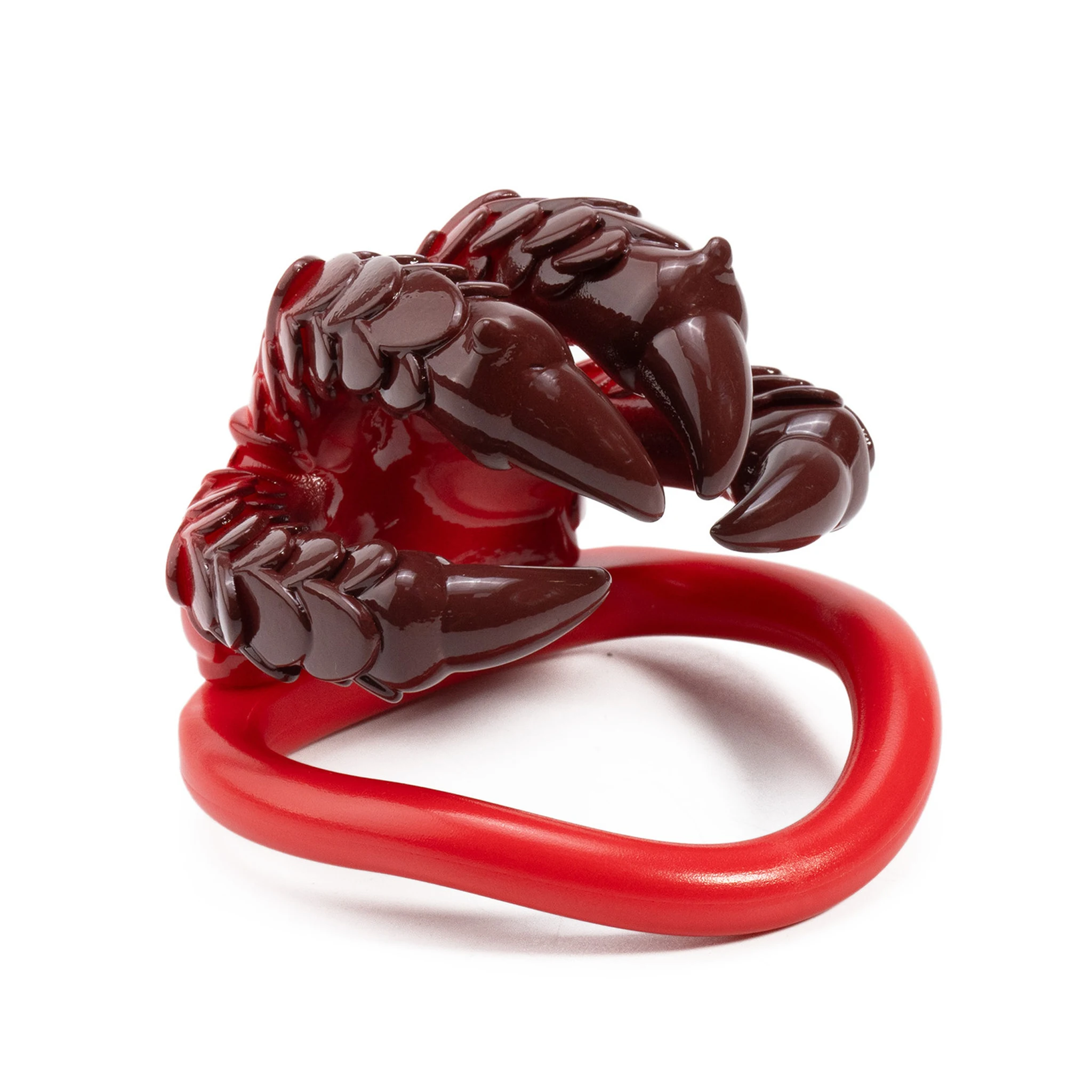 Male Dragon Claw Chastity Cage with 4 Size Cock Rings Chastity Device Penis Cage Cock Ring with Lock Sex Toys for Men SM Sissy