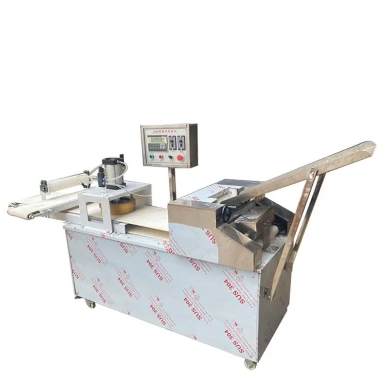 Customized Automatic Electric Dough Press Machine Commercial Maker For Pizza Naan Chapati Flatbread Bakery Processing Equipment