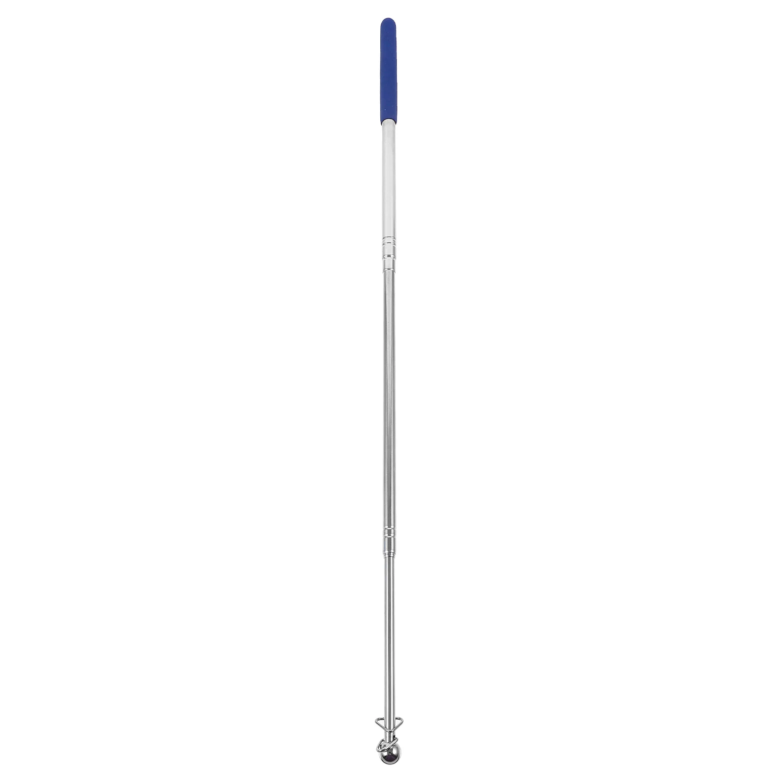 Portable Guide Flag Pole Stainless Steel Handheld Retractable Flagpole Flag Holder Rod