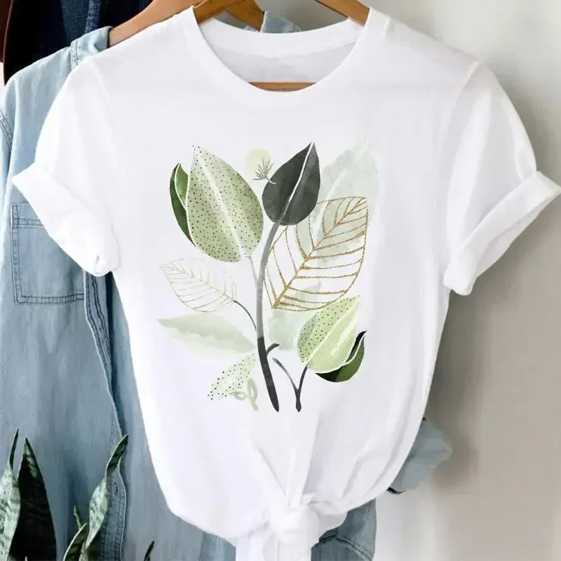 

New Women's Short Sleeve T-Shirt Breathable and Refreshing Short Sleeve Top High Quality Women's Round Neck Trendy Short Sleeve