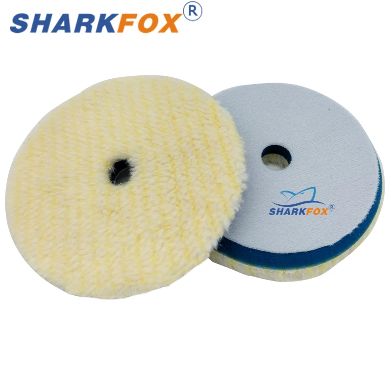 Sharkfox 5inch Polishing Kit Polishing Pad Car Waxing Sponge Disk Wool Wheel Auto Paint Care Polisher Pads for Car Polisher