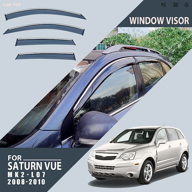

For Saturn Vue 2008-2010 Car Window Visor Rain Sun Shade Side Windshield Awning Auto Accessories