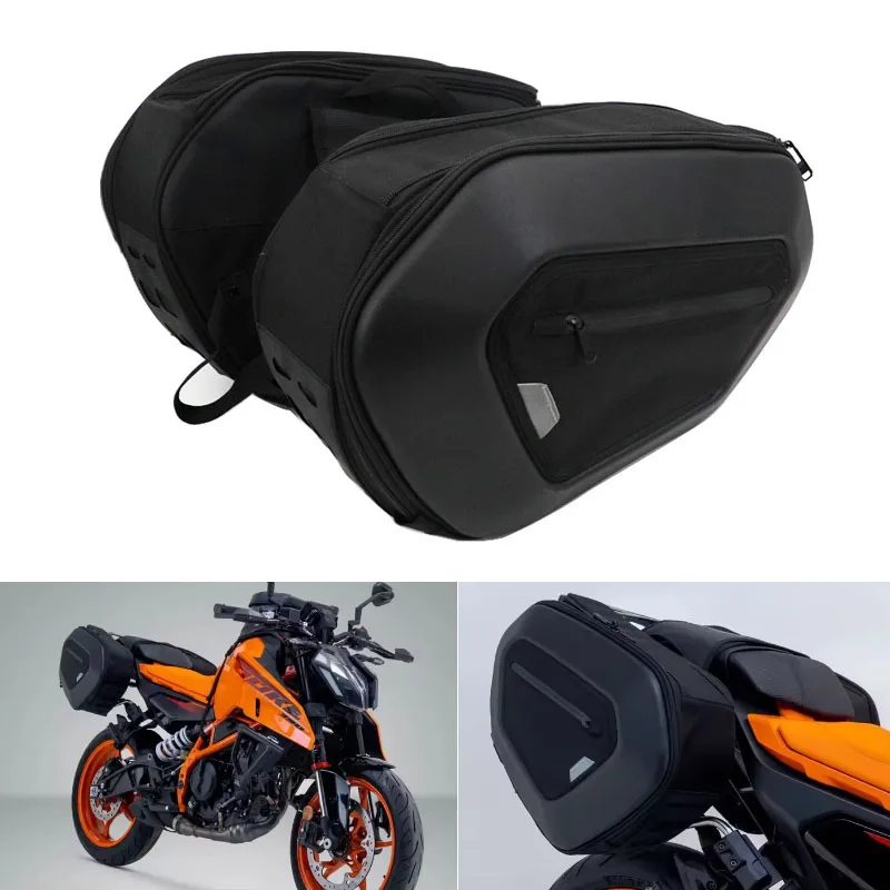 Motorcycle Side Luggage Saddlebag 15-20L Traveling Bags Compatible with for 1290 Super Duke R 2019-2024 1290 Super Duke R EVO