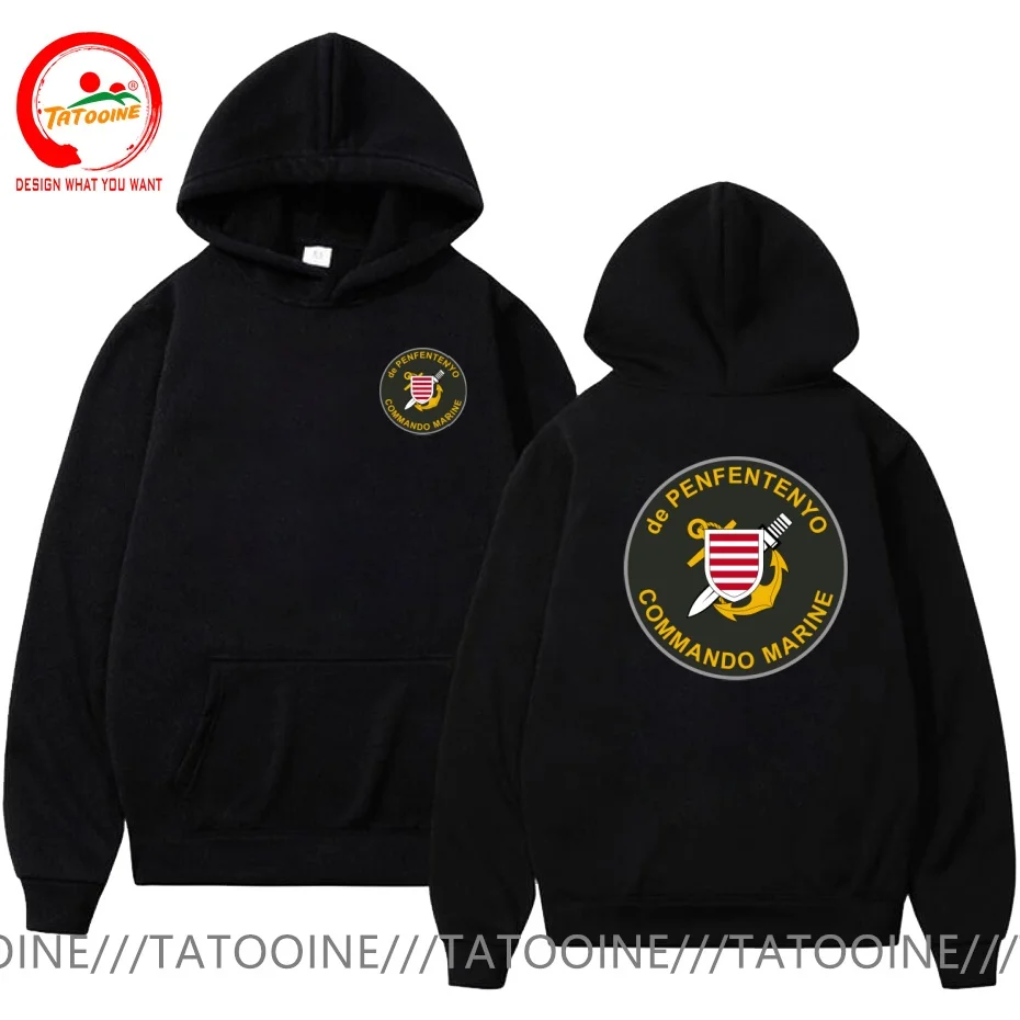 French Navy Commando Marine de Penfentenyo T Shirt Men Fashion Trendy Casual Clothing Stylish Tops Tee Shirt Leisure Tshirt