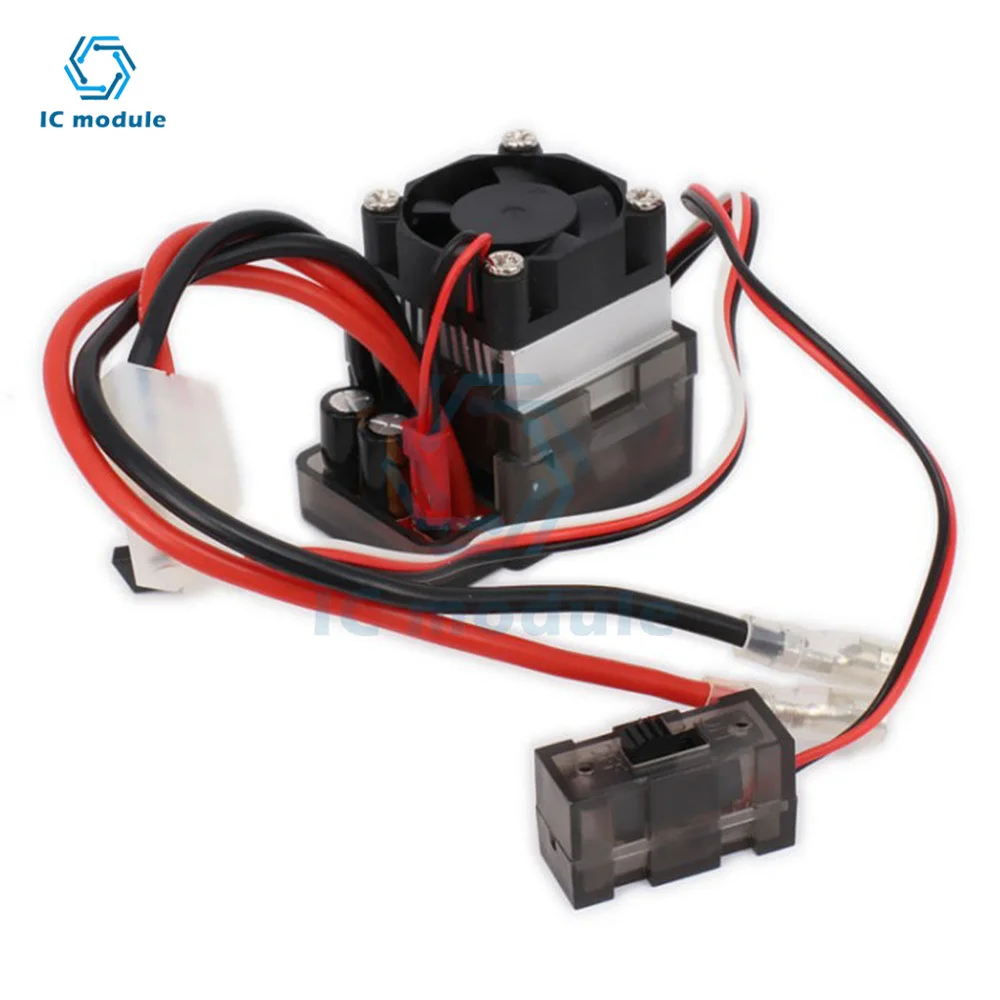 320A Brushed Motor Replacement Speed Controller 6-16V Brushed Speed Controller for RC Boat RC Car