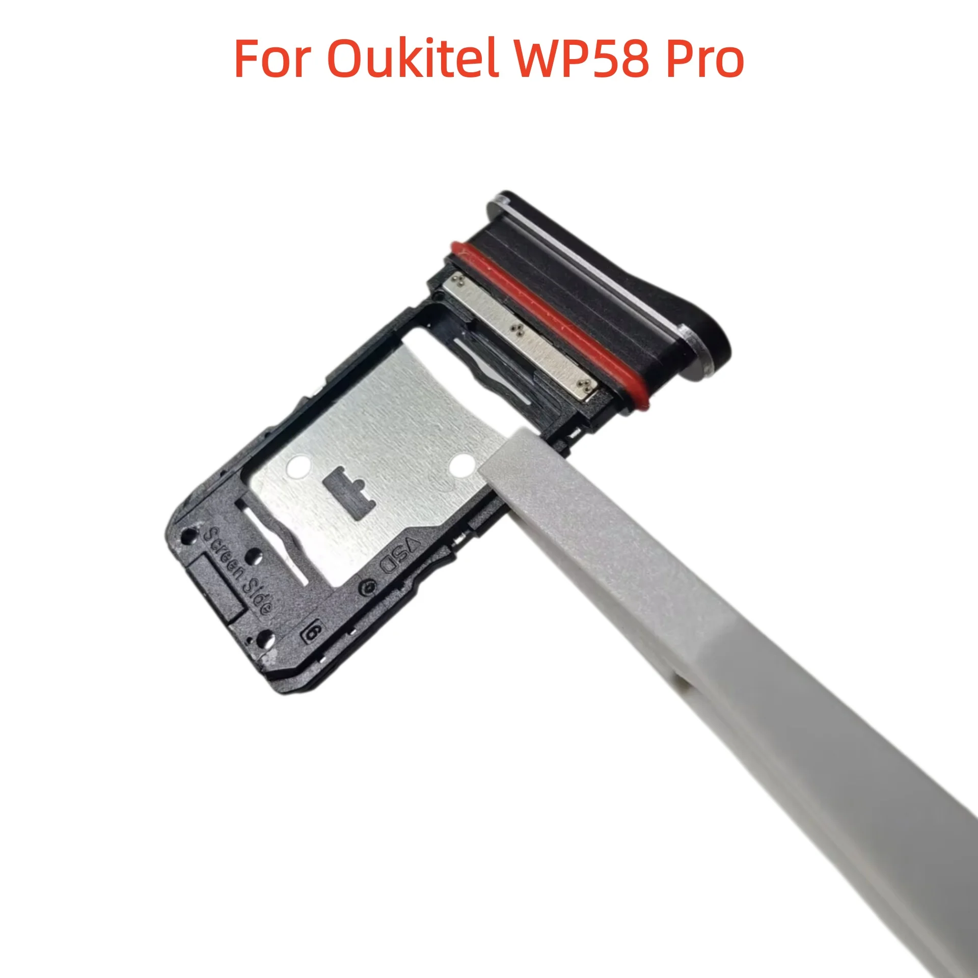 New Original For Oukitel WP58 Pro Cell Phone TF SIM2 SIM1SD Card Holder SIM Tray Slot Replacement Part