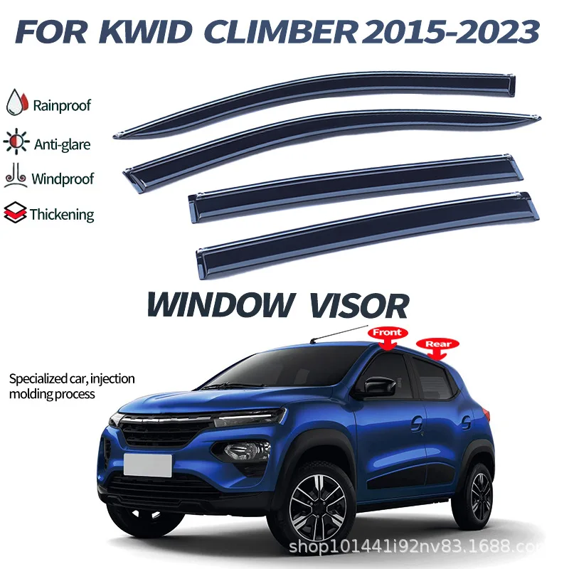 

Suitable for Renault Climber 2015+ car window weather shield Kwid Climber Window visor