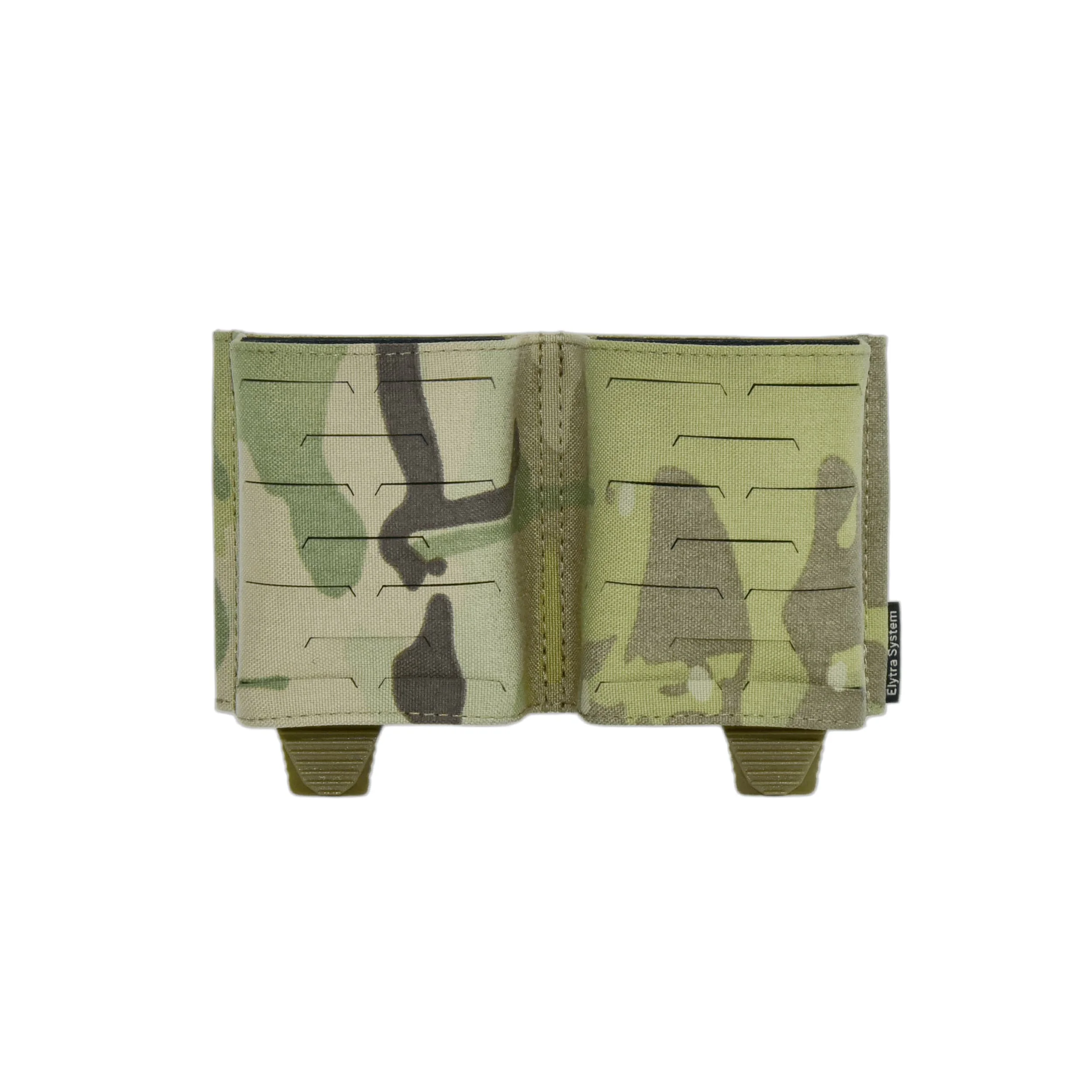 Double 556 Mag Pouch MOLLE Compatible High Strength Composite Nylon Magazine Holder Outdoor Vest Accessory