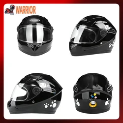 Favourite-casco de motocicleta para niños, protector de cara completa desmontable, adecuado para todas las estaciones, cascos de protección de seguridad deportiva