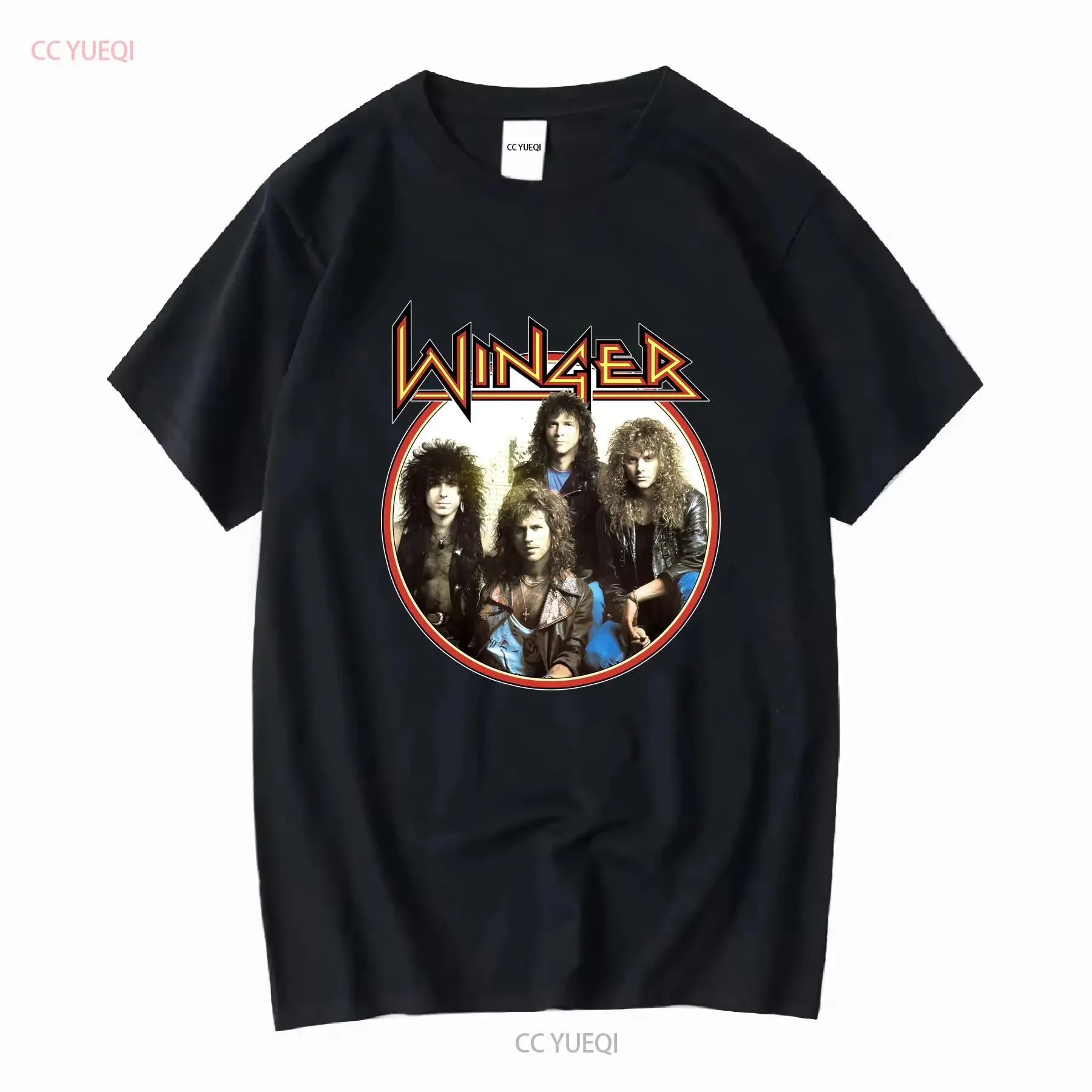 Winger Band CONCERT Rock Music T Shirt Cotton All Size AL173 vintage Washed fashion Breathable Soft Stretched Slightly