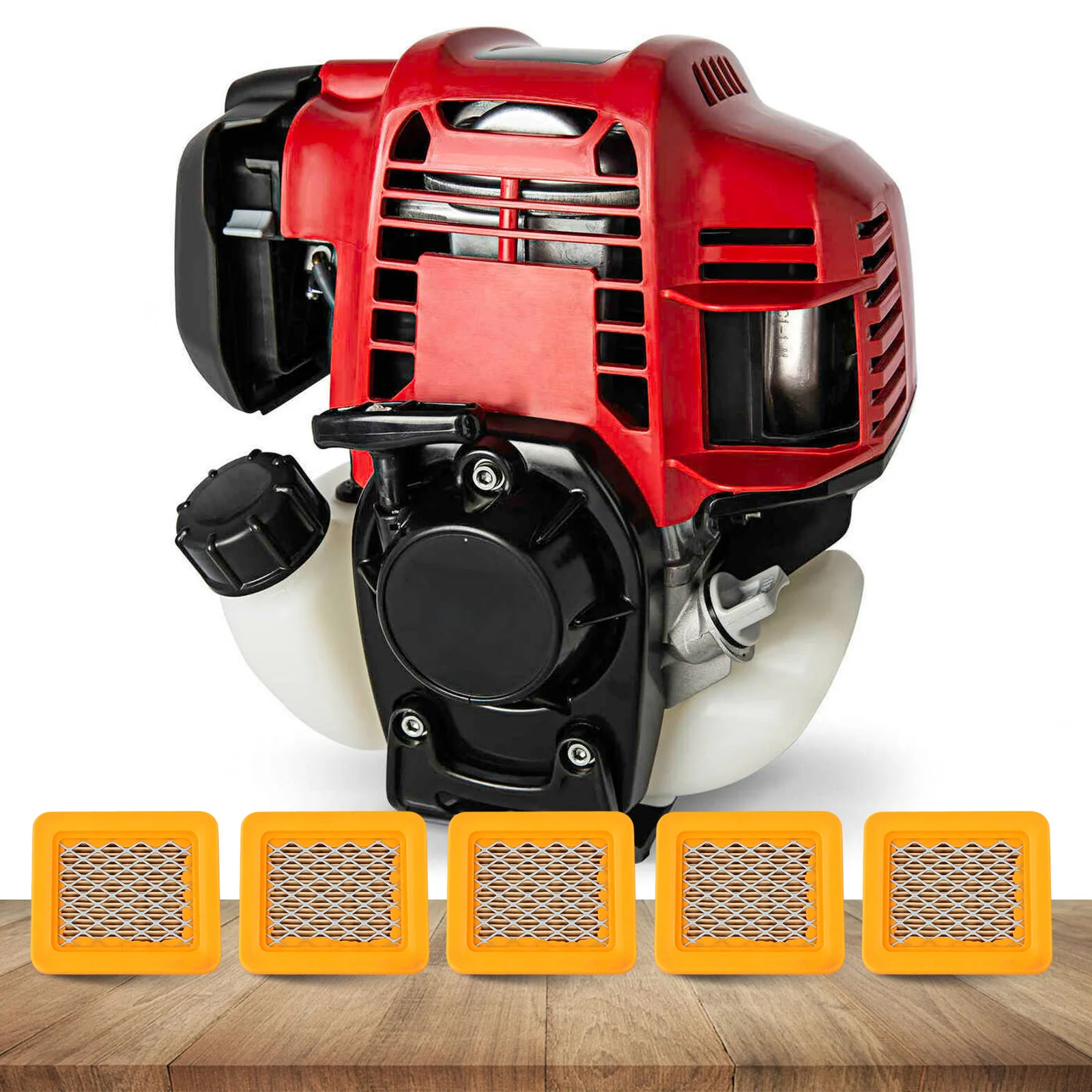 

Запасные воздушные фильтры для обслуживания двигателя, размеры 80мм x 70мм x 20мм, для двигателя Honda GX50, 80мм x 70мм x 20мм