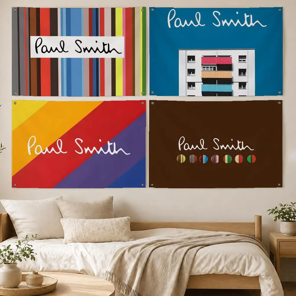 Cool Brand Paul Smith Flags Room Bedroom Home Outdoor Wall Hanging Concert Printed Background Decoration Art Banne